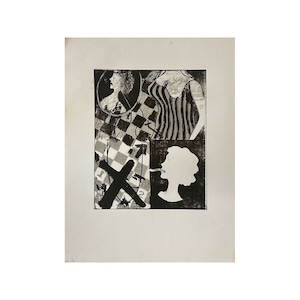 落合皎児【版画】Untitled （別エディション） — 1968 56(H) × 42(W)cm