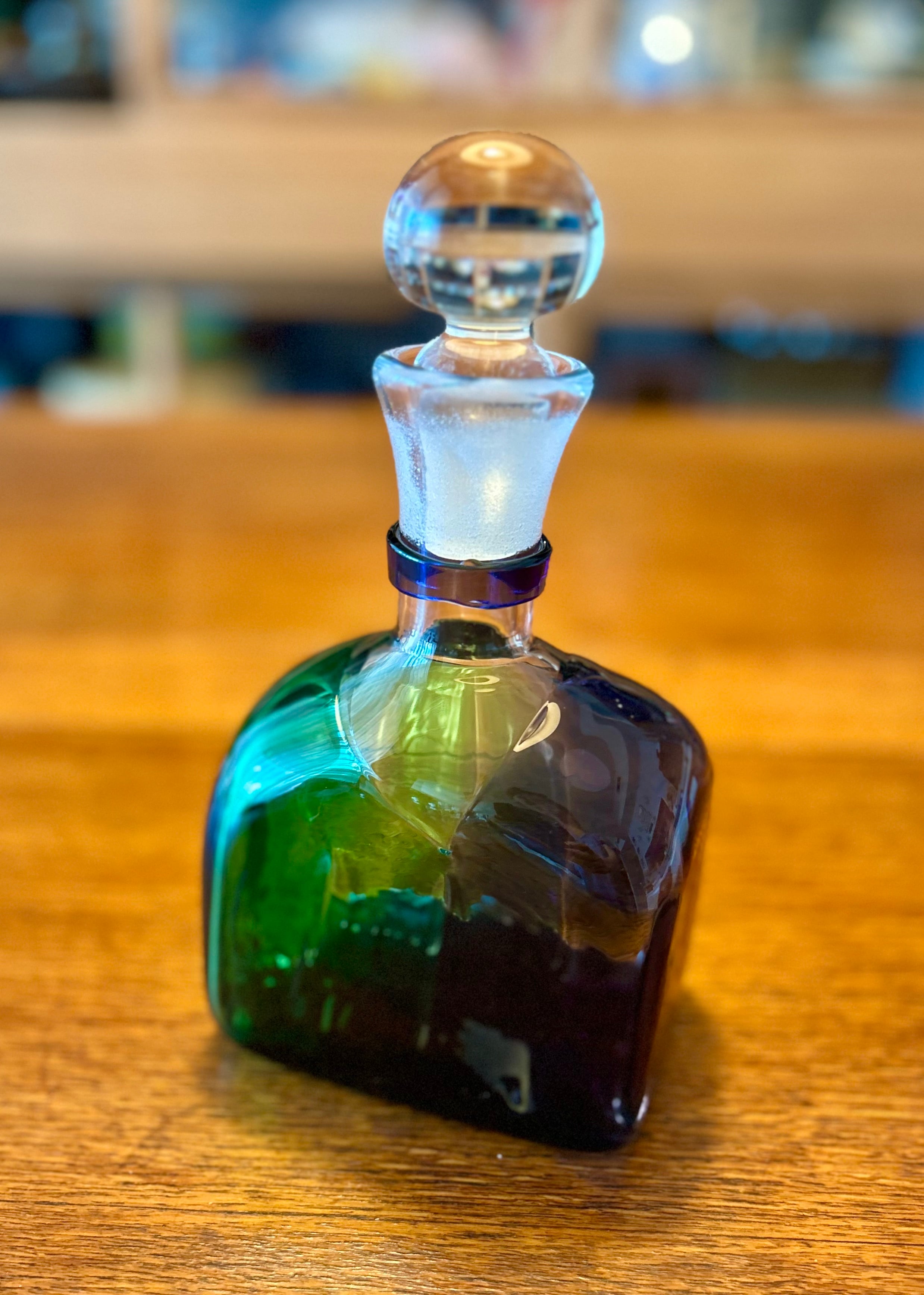 津軽びいどろ オリーブグリーン デキャンタ 津軽びいどろ デキャンタ|Tsugaru Vidro Decanter | うつわ