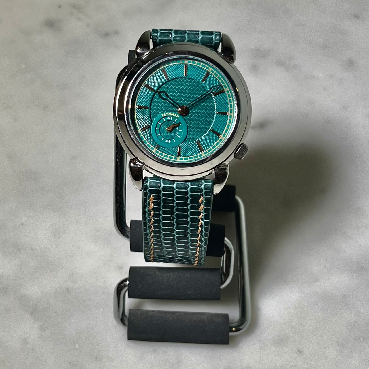 FEYMAN emerald green dial manual winding watch
