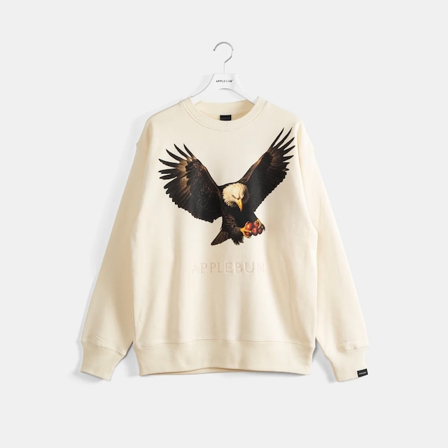 【APPLEBUM】"BALD EAGLE" CREW SWEAT - IVORY