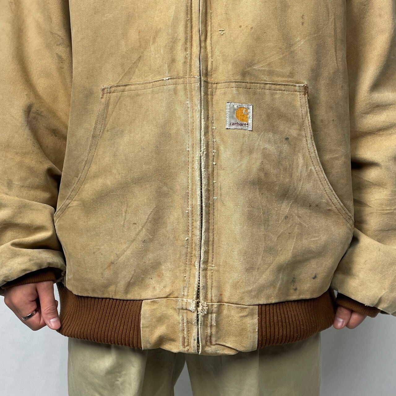 90年代 USA製 Carhartt カーハート ダック地 アクティブジャケット