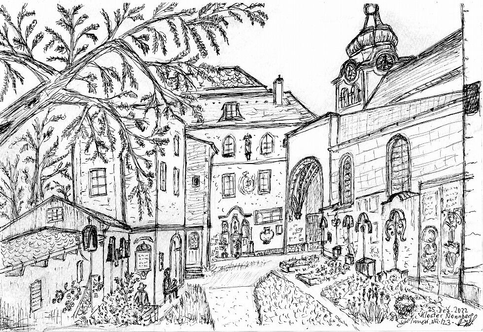 ノンベルク修道院(ザルツブルク) | Sbg.Kloster Nonnberg-Innen