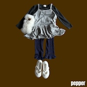 【取寄/韓国直送】PEPPER 26/AU ピピフリルパンツ|秋服|韓国子供服
