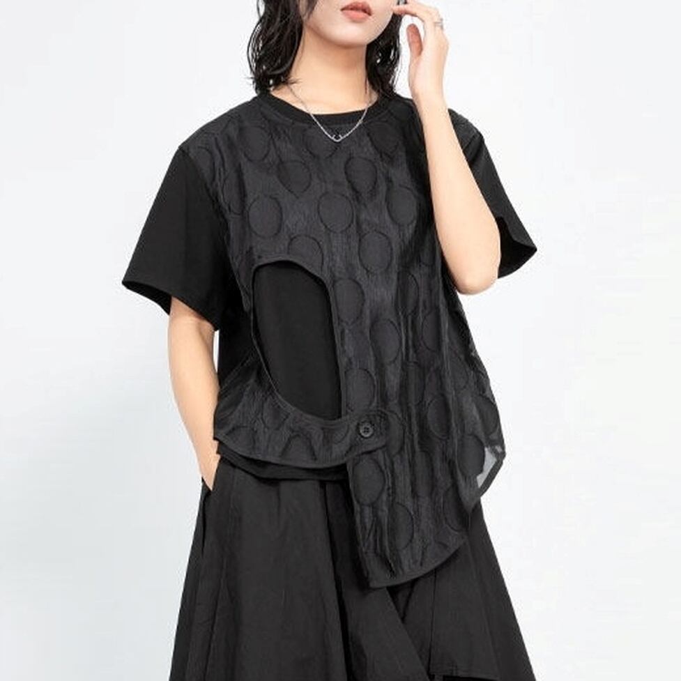 asymmetry cut docking tops / l0610