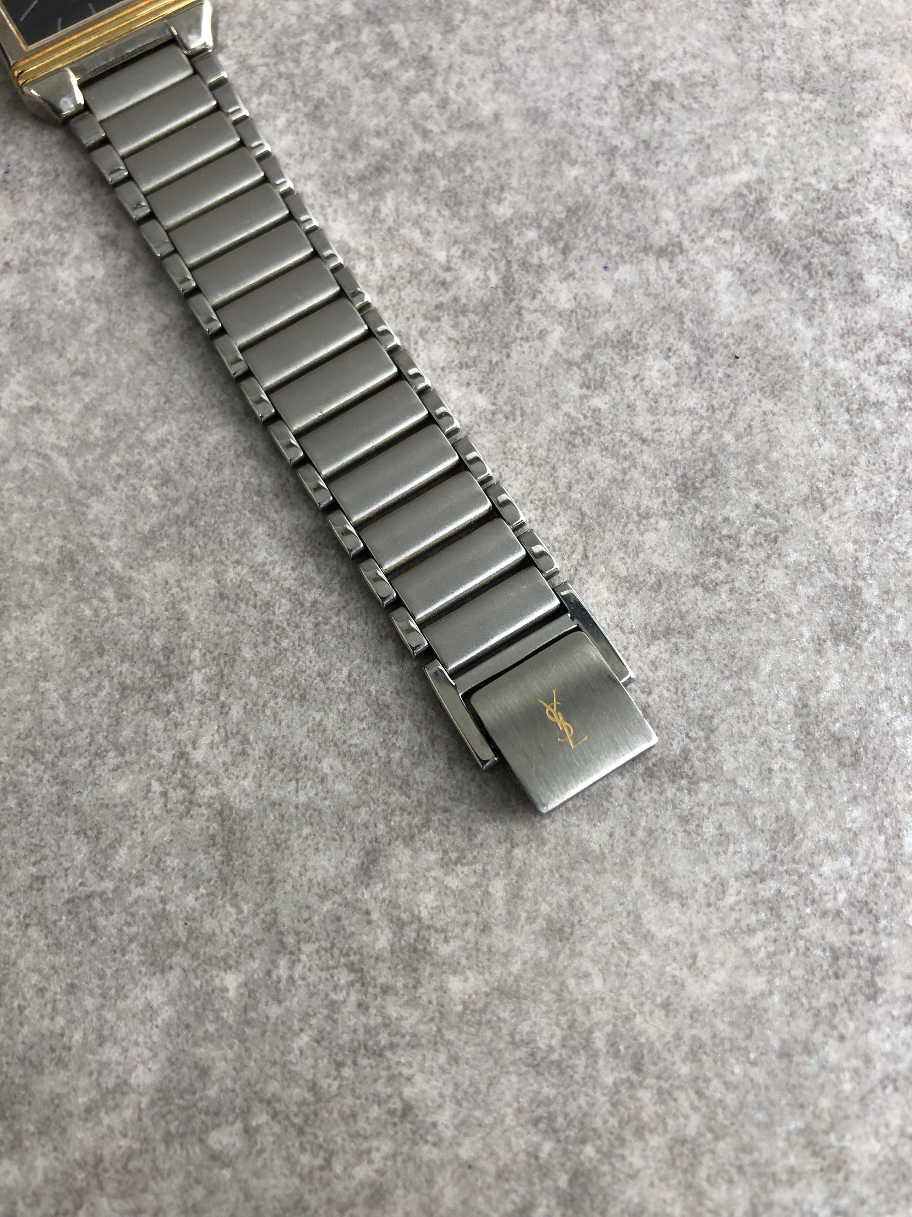 Yves Saint Laurent イヴ・サンローラン 腕時計 シルバー×ゴールド YSL