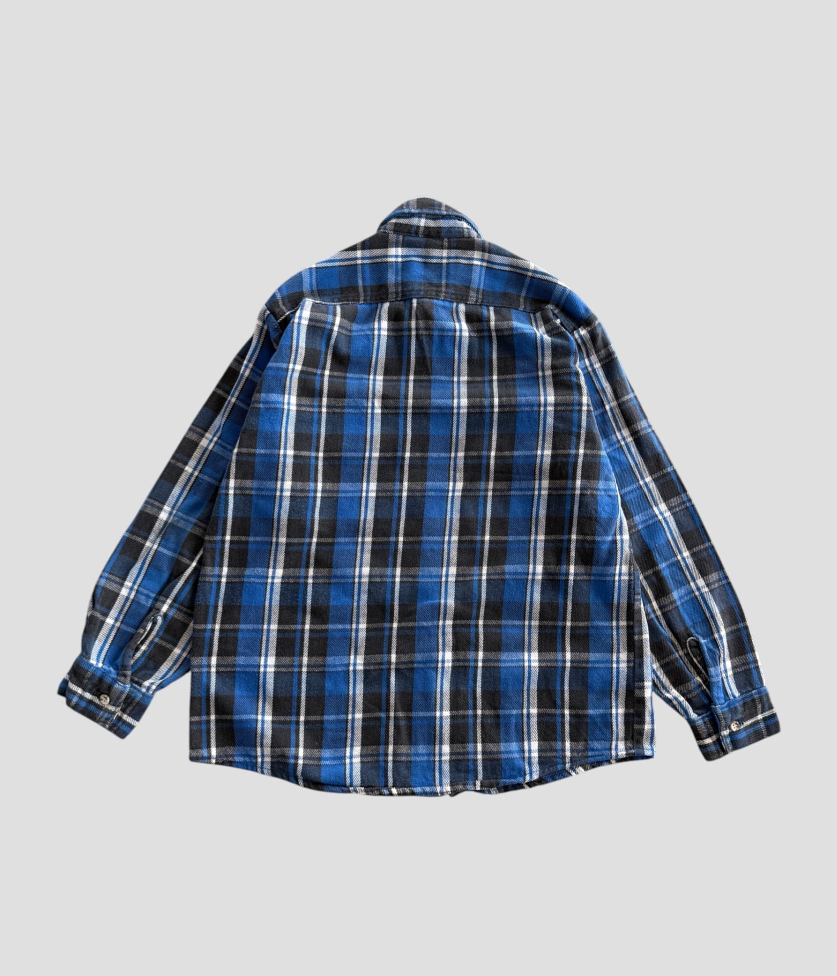 FIVEBROTHER- Vintage 90s M Flannel Check Shirt | BEGGARS BANQUET