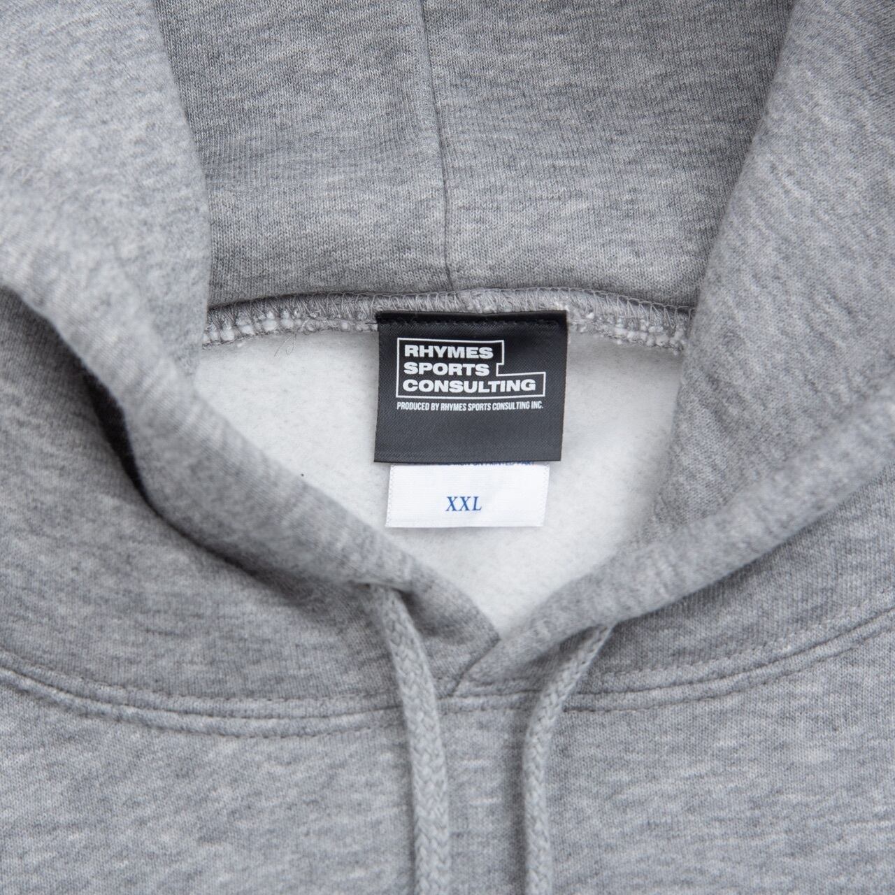 SHOEHURRY! SMALL LOGO SWEAT HOODIE (HEATHER GRAY/WHITE) | 裏起毛パーカー(ヘザーグレー/ホワイト)