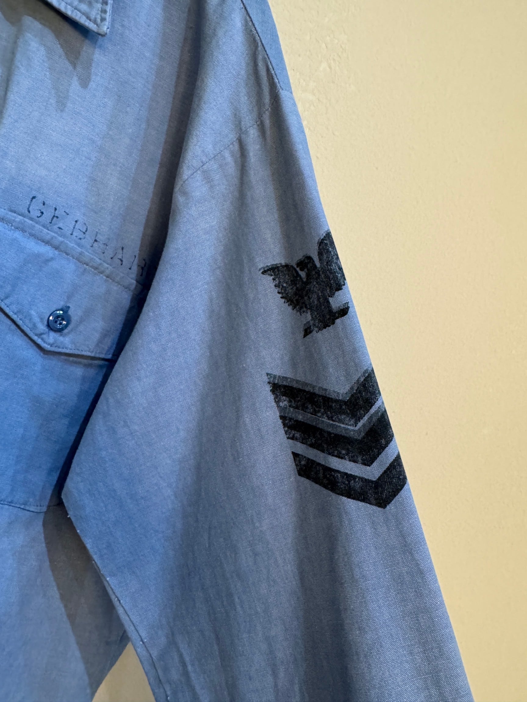 1980's US NAVY シャンブレーシャツ | DROOMTUIN_VINTAGE
