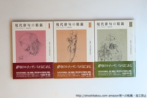 現代俳句の精鋭　アンソロジー100句　全3巻揃　/　田中裕明　大木あまり　大西泰世　小澤實　摂津幸彦　辻桃子　林桂　宮入聖　他　[40620][良好]