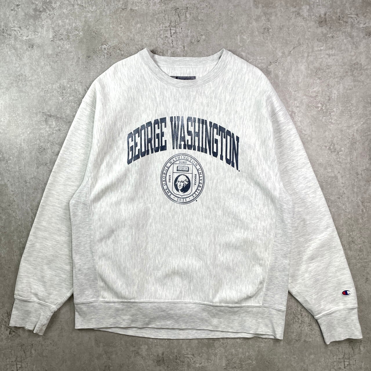 CHAMPION チャンピオン スウェット グレー 復刻 ヴィンテージ Champion チャンピオン USA リバース ウィーブ クルー ネック