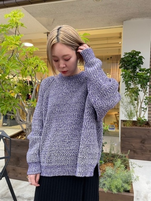 【21AW】Christian Wijnants クリスチャンワイナンツ / KENA MOULINE KNIT SWEATER