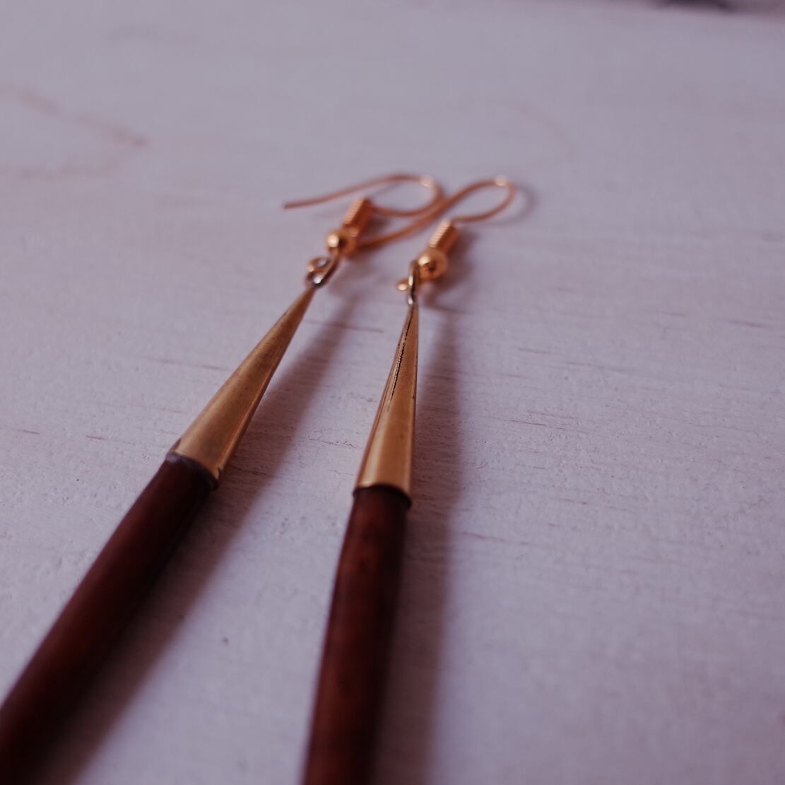 マサイ族 真鍮タッセルキャップピアス | コレリ