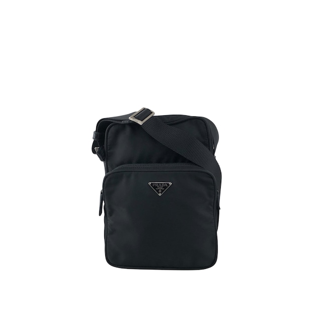 PRADA プラダ ショルダーバッグ ブラック トライアングルロゴ ナイロン vintage ヴィンテージ オールド 2ctkw3