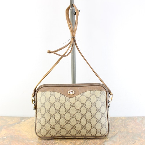 .OLD GUCCI GG PATTERNED SHOULDER BAG MADE IN ITALY/オールドグッチGG柄ショルダーバッグ 2000000064055