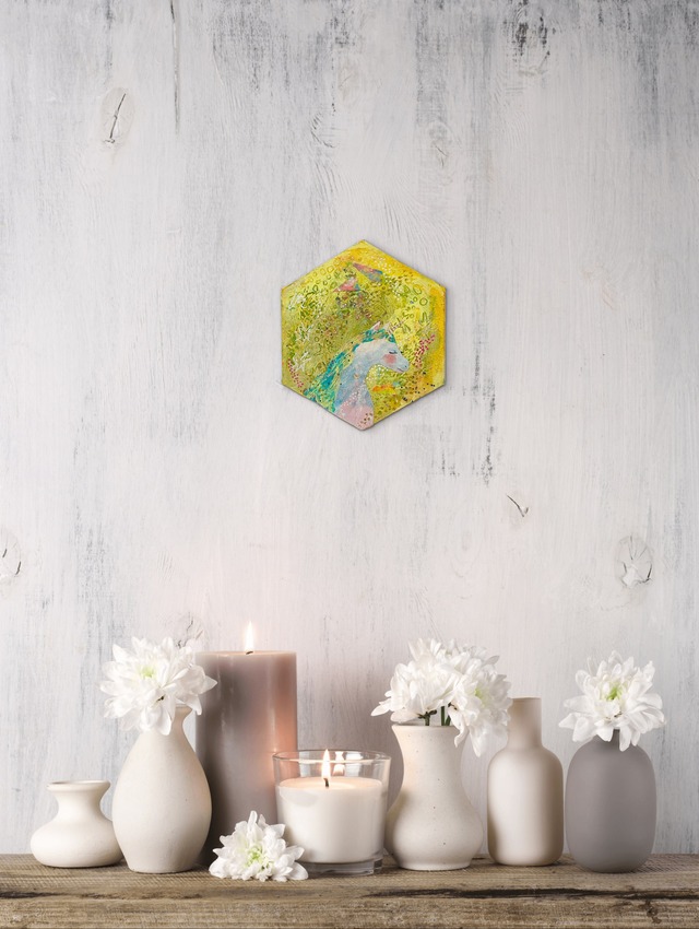 六角形小　【私の宝物シリーズ-お願いユニコーン-】