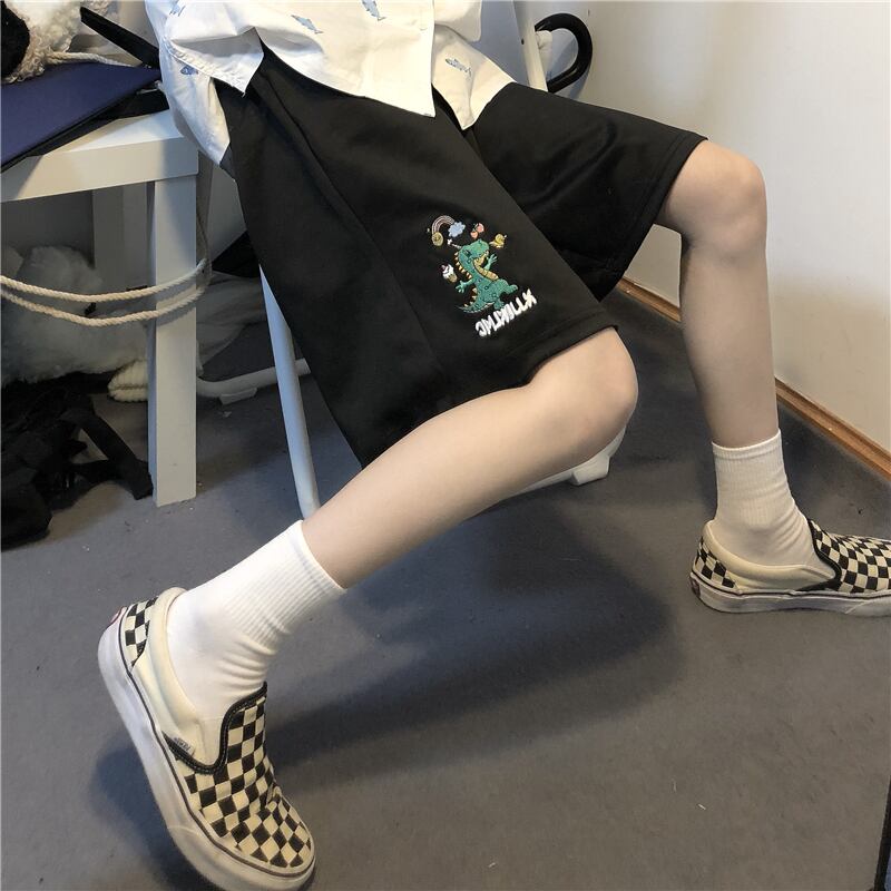 サマールーズショーツ レディースカジュアルパンツ スタイルスタンダード刺繍 レトロ かわいい 夏物 ブルマー ケッペル807077925