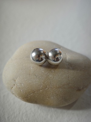 <vintage silver925>half ball Mexican pierce
