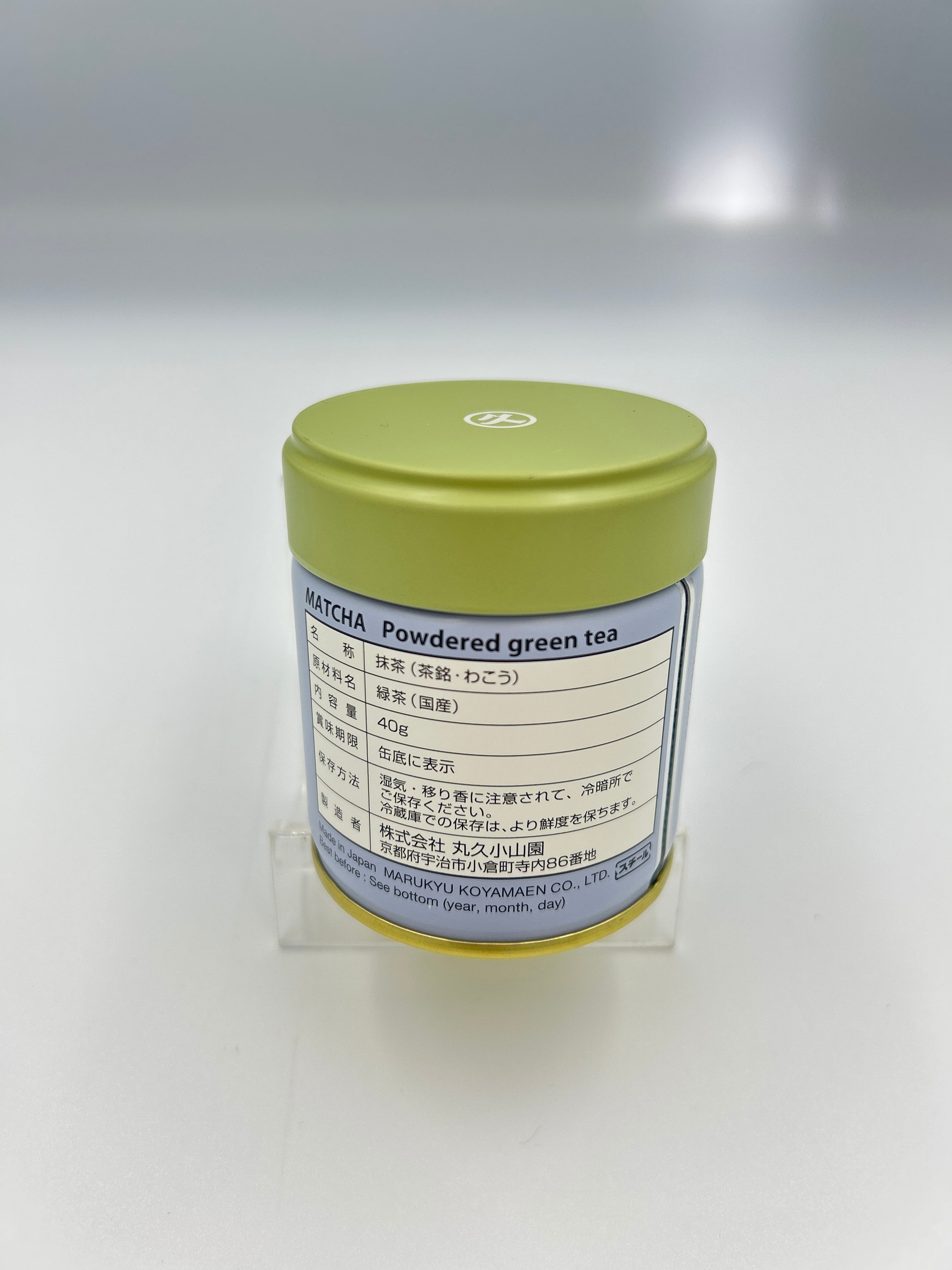 丸久小山園　抹茶 和光40g WAKO MATCHA 丸久小山園 抹茶「和光（わこう）」 40g 缶入り - Matcha Powder 