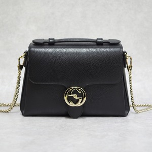 GUCCI グッチ 510302 2WAYショルダーバッグ　レザー　ブラック