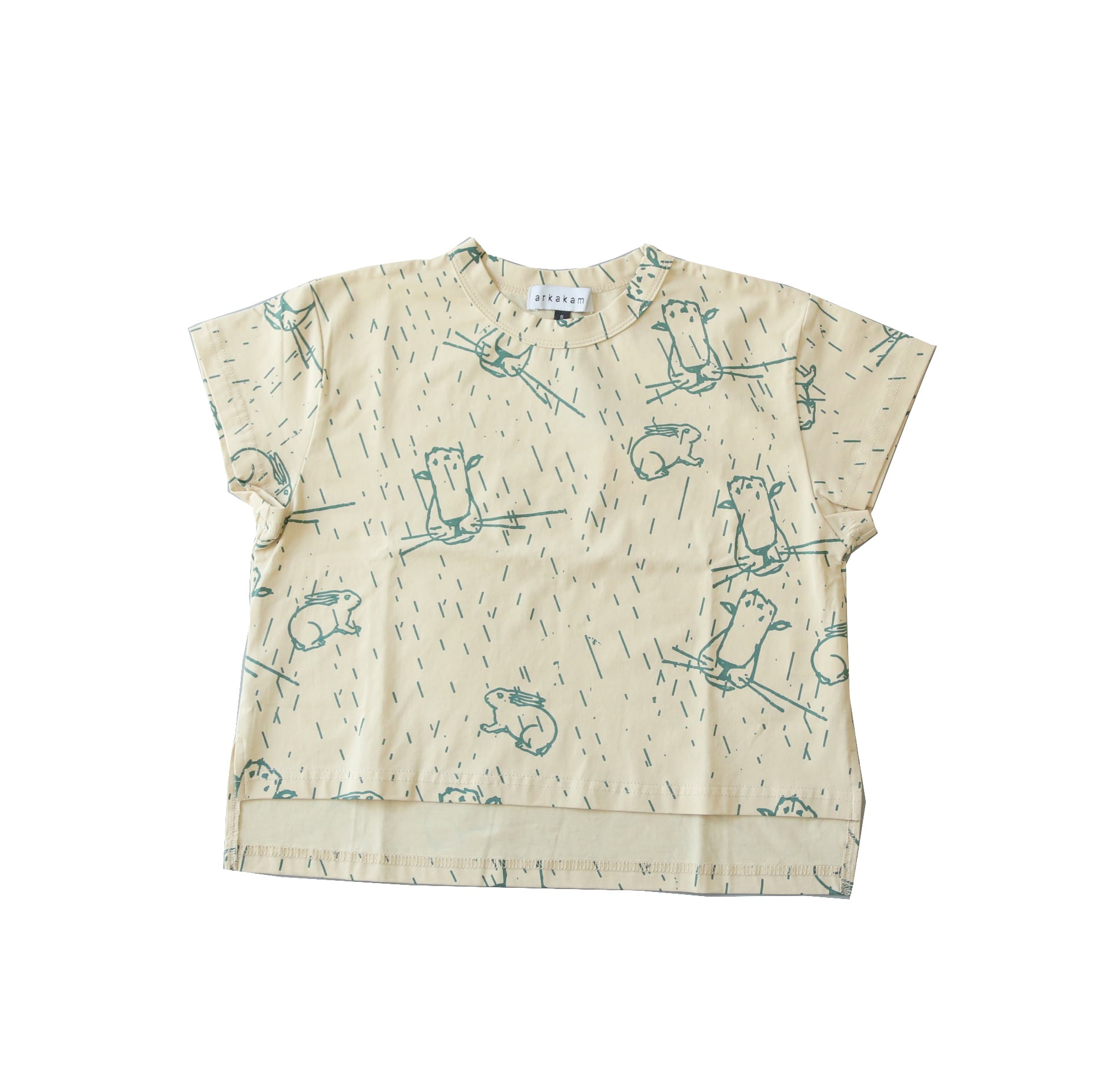 arkakama(アルカカマ) / COTTON SPD × WIDE S/S TEE / STRONG and weak / XL