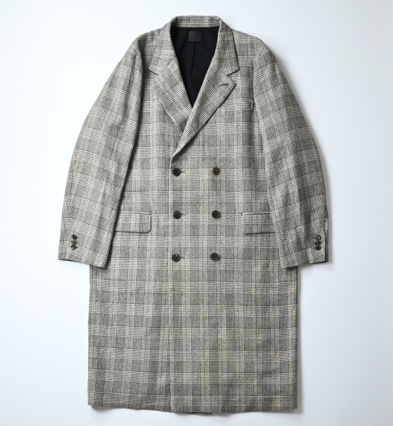 山内 / ネップシルクウール・ダブルロングコート