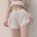 ✞ パンツ レースショートパンツ白カジュアル ホワイト スウィート ✞ゴスロリ SM ミリ 甘ロリ クラロリ 和ロリ エレガント 黒ロリ 姫ロリ 華ロリ BB-BB5138727