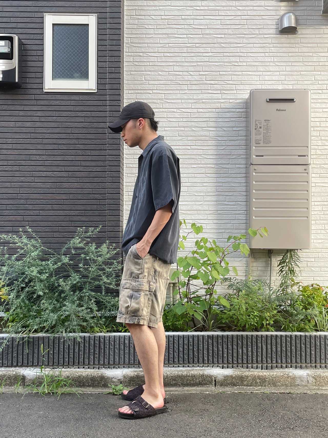 Wrangler HERO / HANDPAINT CAMOUFLAGE SHORTS / ALTERED