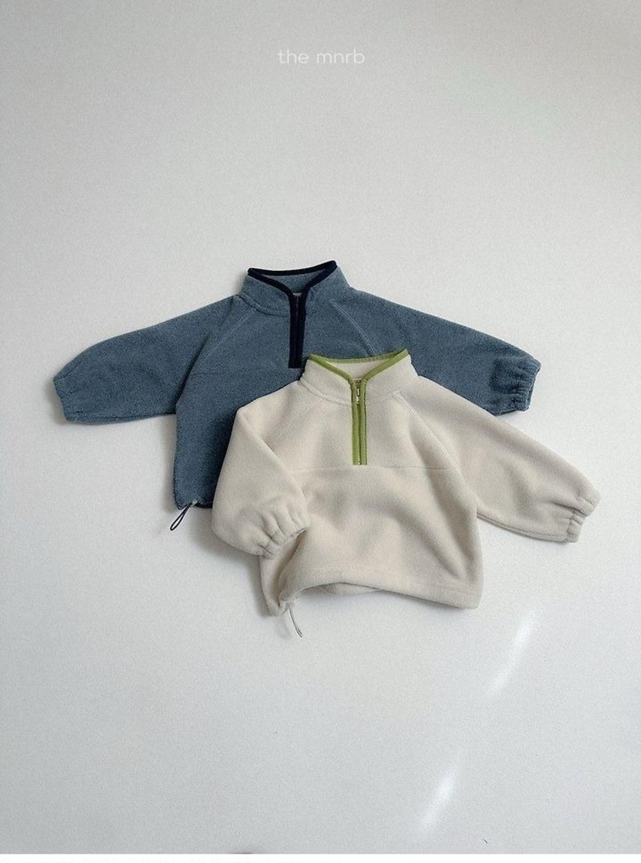 〖取寄〗韓国子供服 / 26winter / minirobe / ツートンフリースハーフジップ / キッズ *S~XL*