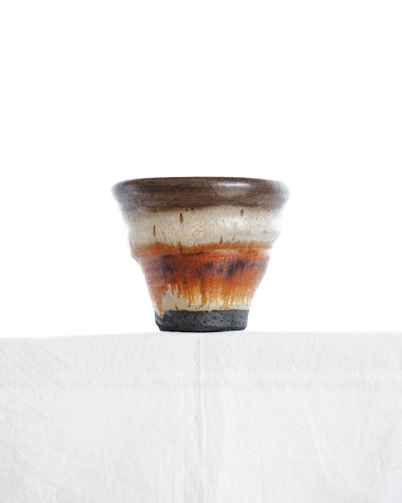 陶芸作品 オキナワントラディショナルリスペクト チョットデカイカップ