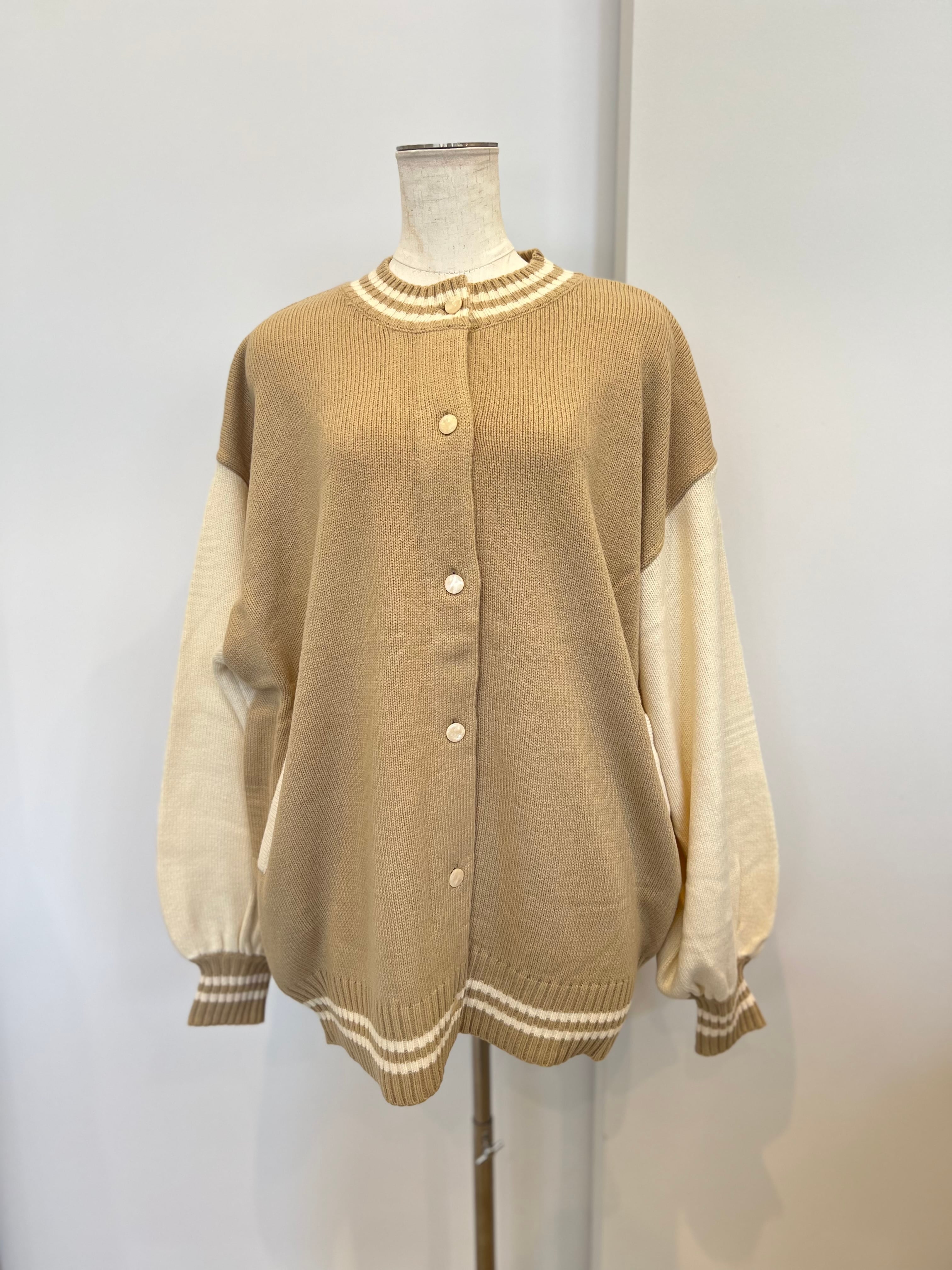 【DOS DIOSAS】ニットスタジャン  D8585