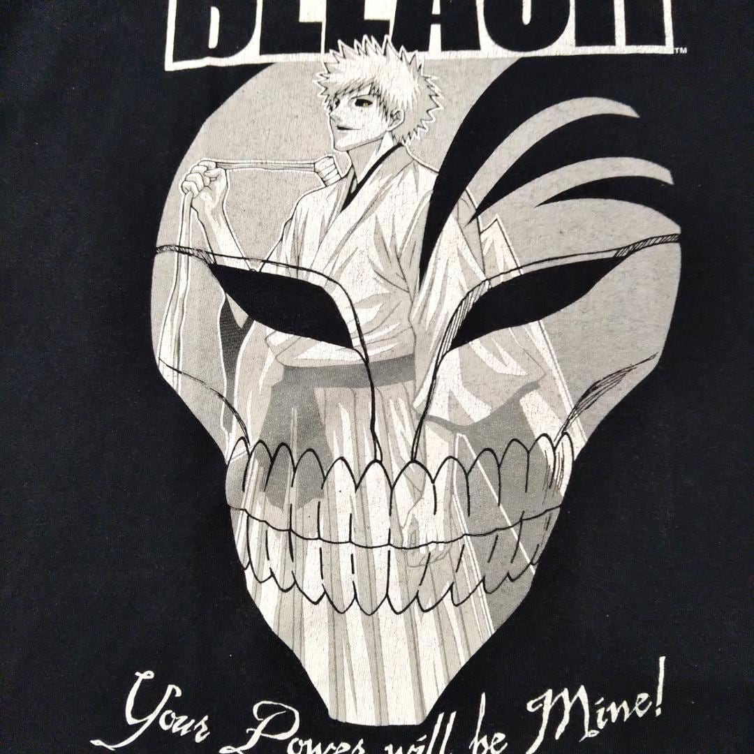 古着 00s ブリーチ Tシャツ XL 黒 アニメT bleach 海外公式 * | GOLD  