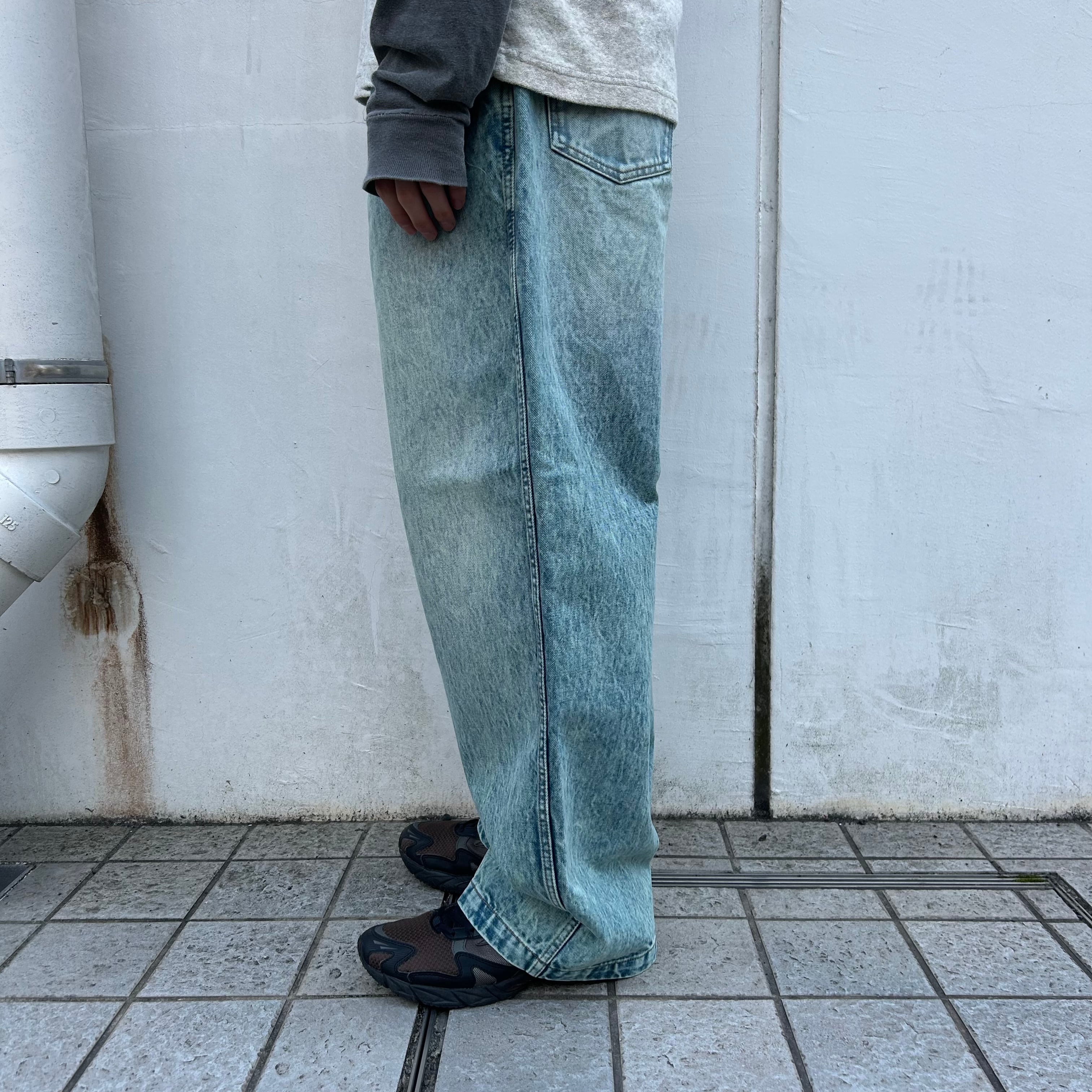 COMFORTABLE REASON】Fade Straight Denim(SAND BLUE)〈国内送料無料
