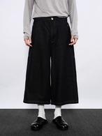7440 37 1 Wide Cropped Denim Trousers