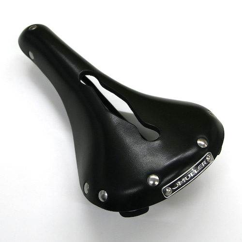 MULLER_Leather saddle_Black