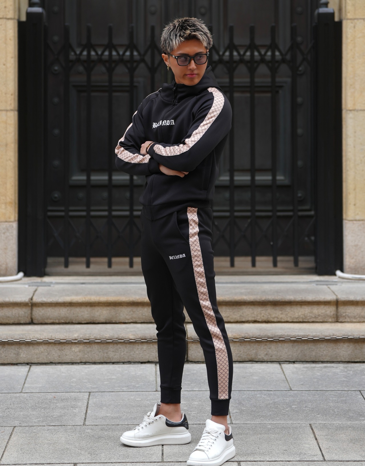 MONOGRAM LINE SWEAT PANTS【BB25033】