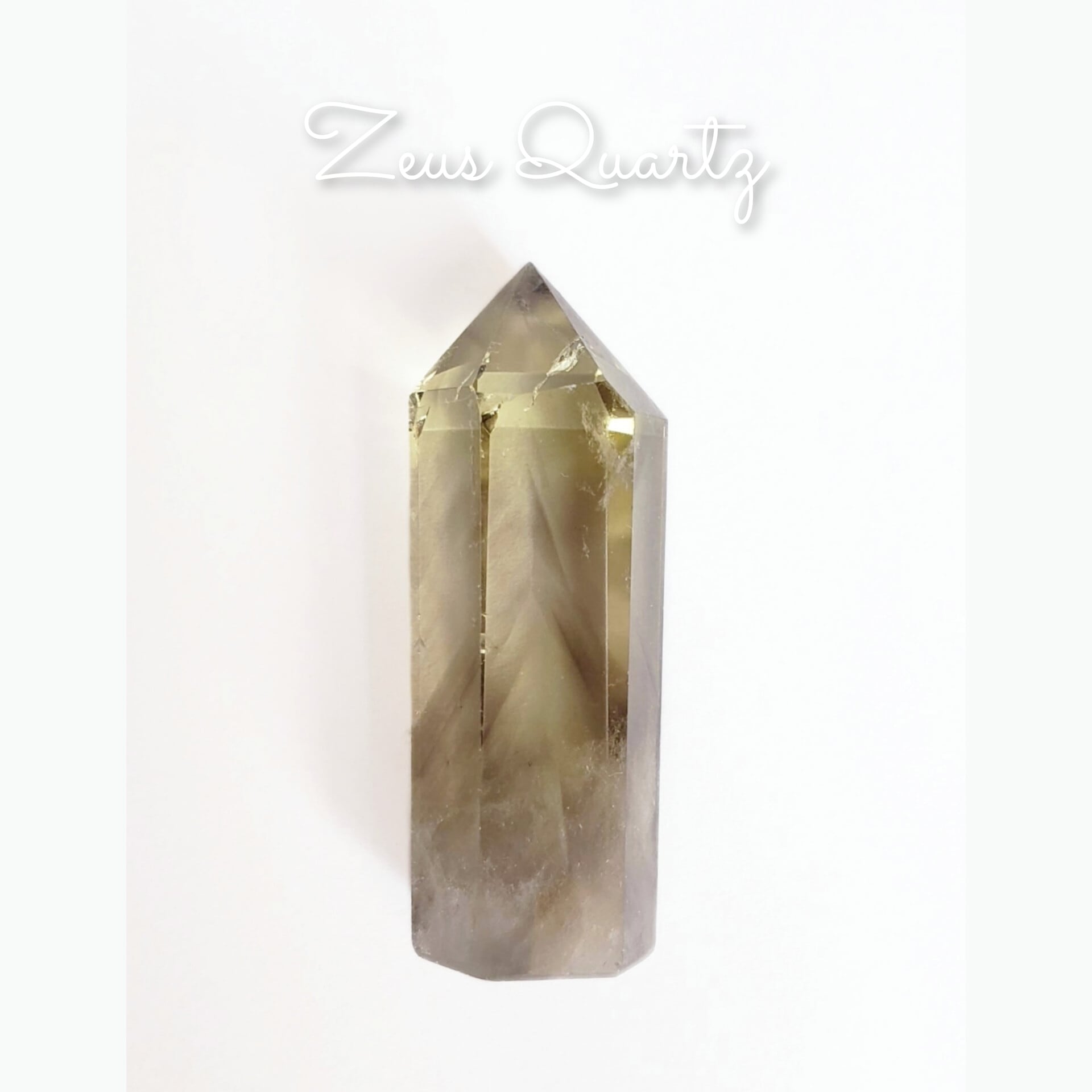 魔晶ゼウス - Zeus Quartz - 天然石 原石 ミニタワー | 小 鳥 亭