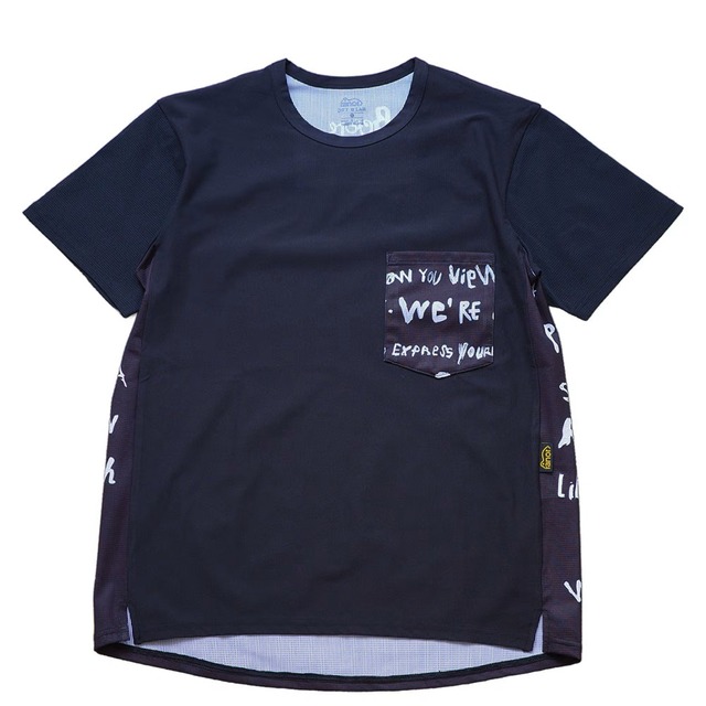 ranor SR-graphic＋MHLG T-SHIRT BLACK