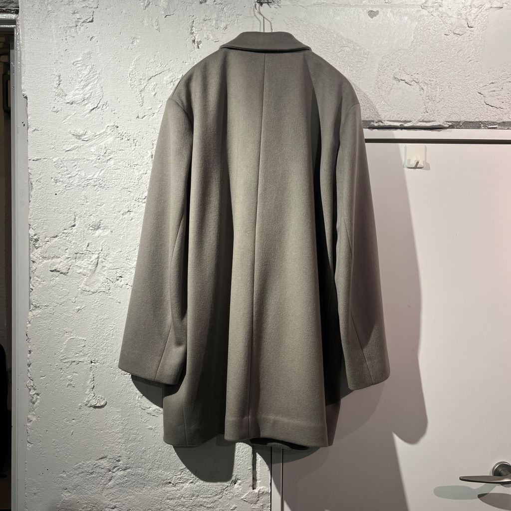 REVERBERATE リバーバレイト HALF COAT ステンカラーコート グレー