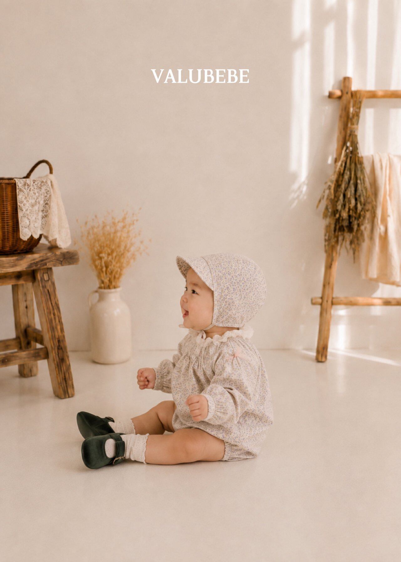 送料無料【予約】/ フラワーボンネット / valubebe