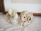 淡いブルー　小さなウサギのぬいぐるみ 画像11