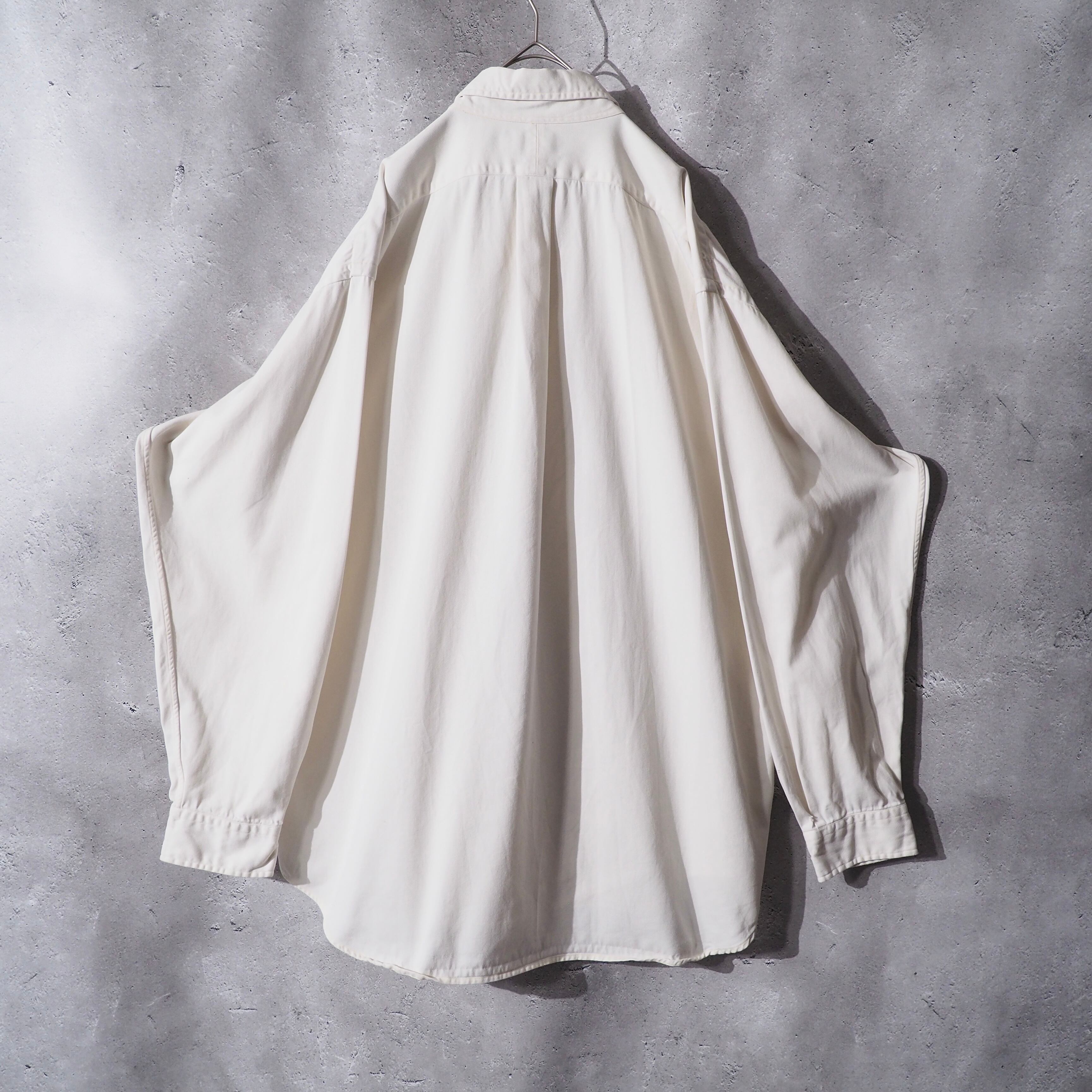 1990s " Ralph Lauren " Vintage Loose White Button Down Shirt