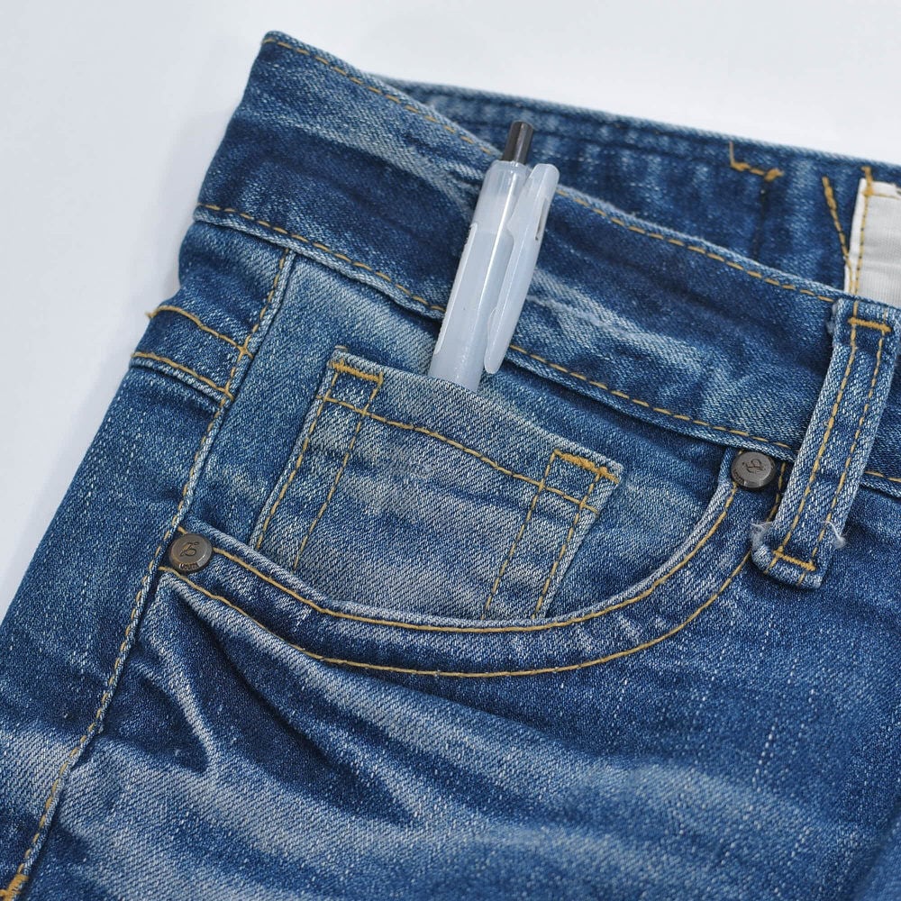 00s 韓国製 Lolita Jeans ロリータジーンズ 刺繍 ワッペン デコ