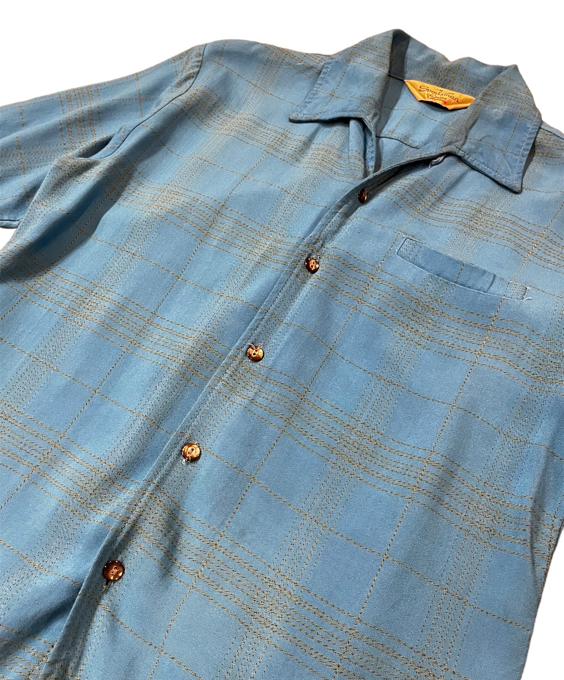 50s〜Sportsman CAL-MADE California Rayon S/S Shirt スポーツマン 