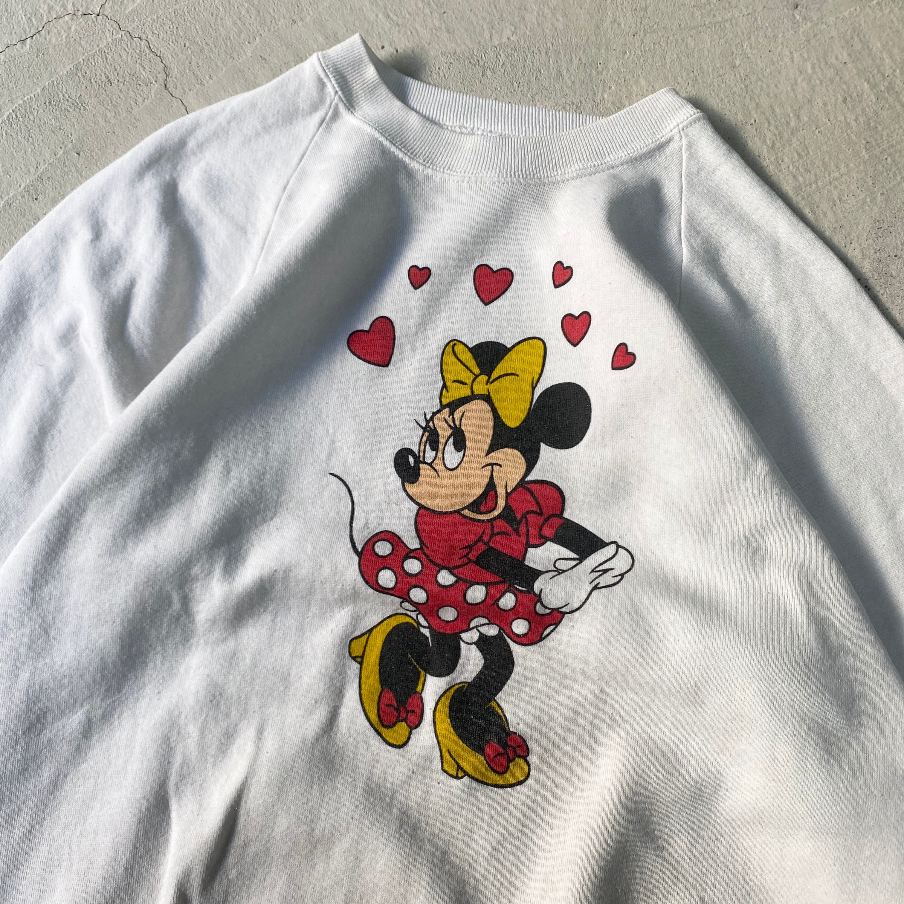 80年代 Disney ディズニー Minnie Mouse ミニーマウス ラグラン