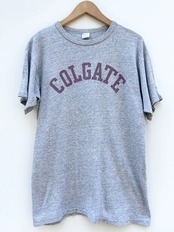 80s Champion "WATER PRINT" 88/12 Tee MADE IN USA Size L