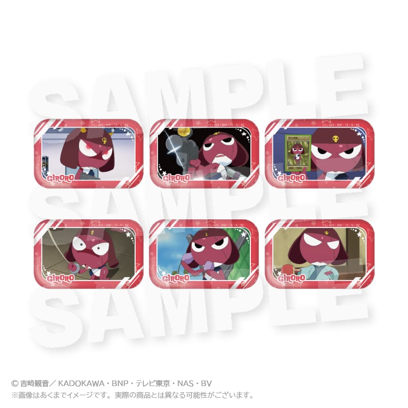 アニメ「ケロロ軍曹」コレクションスクエア缶バッジ ギロロver