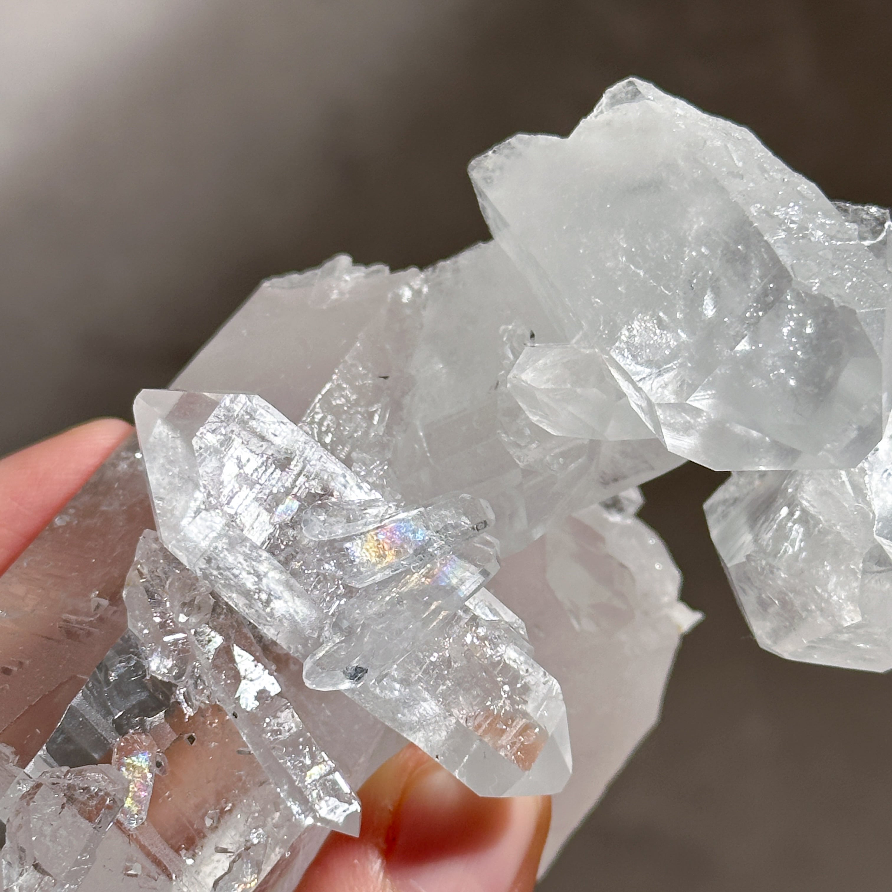 大きな結晶◎ゼッカ産水晶クリアクォーツ クラスター93◇ Clear Quartz