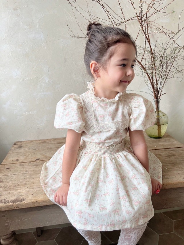 ※セット販売※【即納】 <azalea>  Blossom blouse+Blossom skirt
