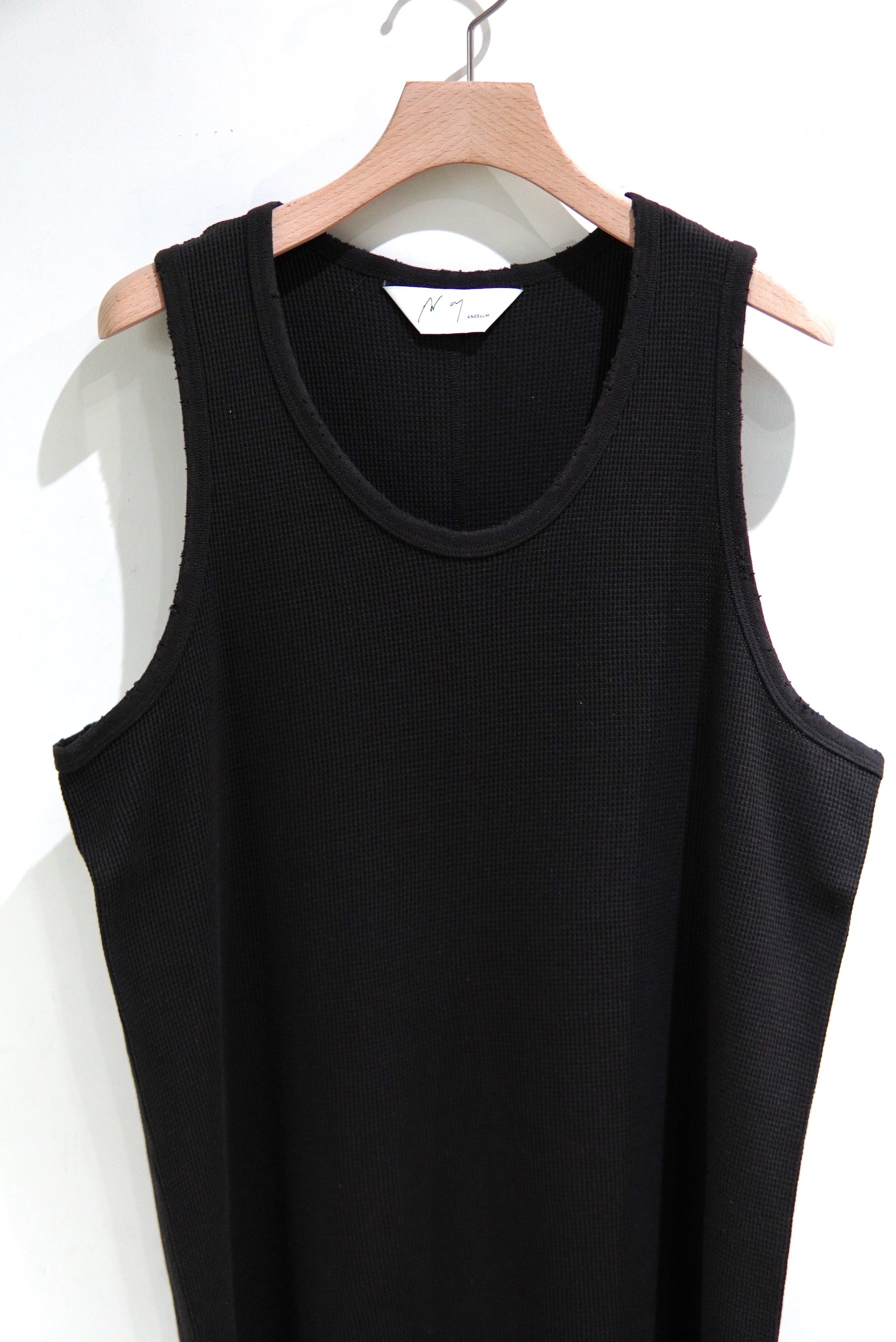ANCELLM / DAMAGE WAFFLE TANK / ANC-STD-CT04 | POETRY