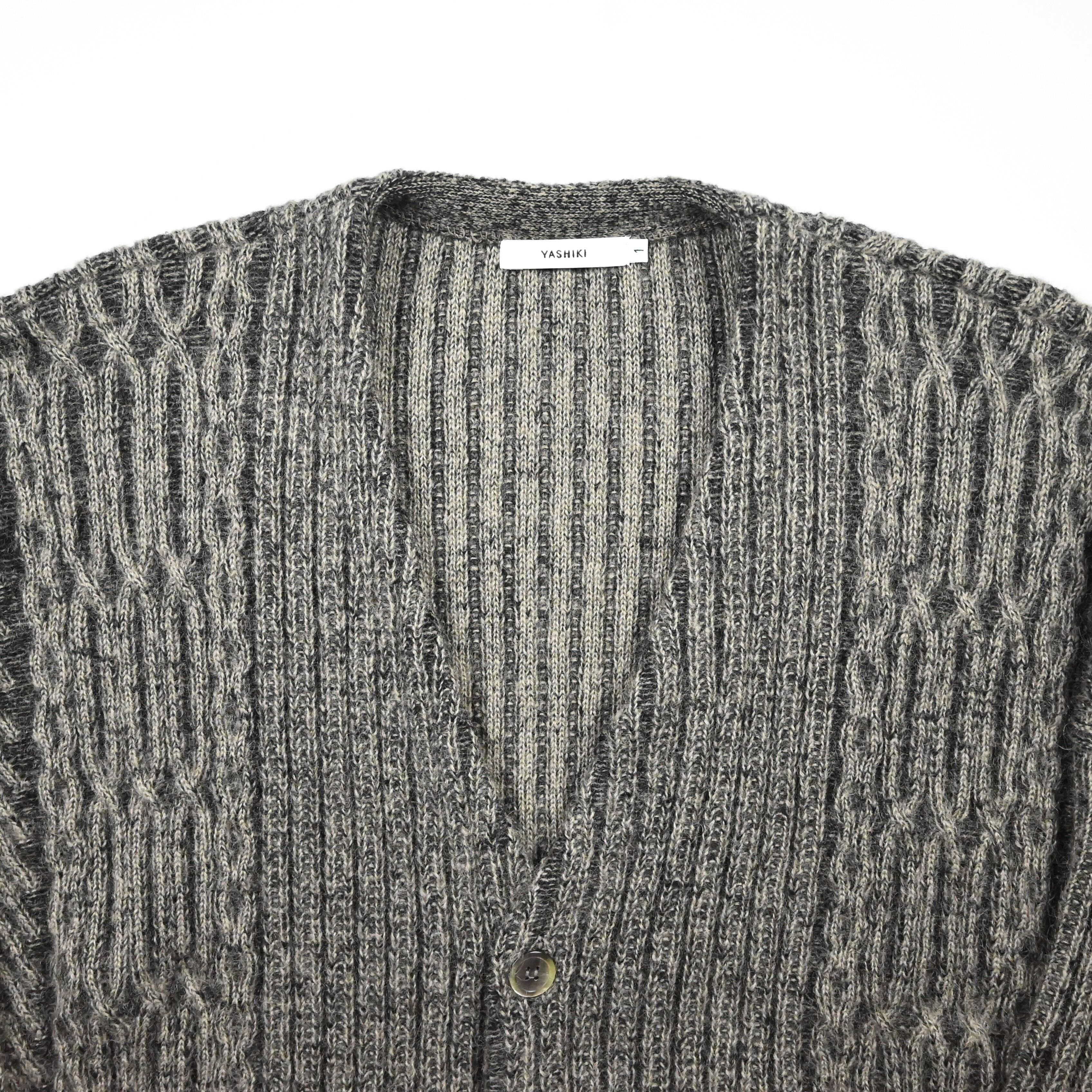 YASHIKI / Sekkei mohair Cardigan | GANKO